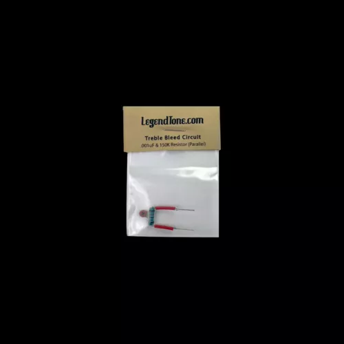 2x Treble Bleed Circuits (Parallel .001uF & 150K Resistor) for Single Coils