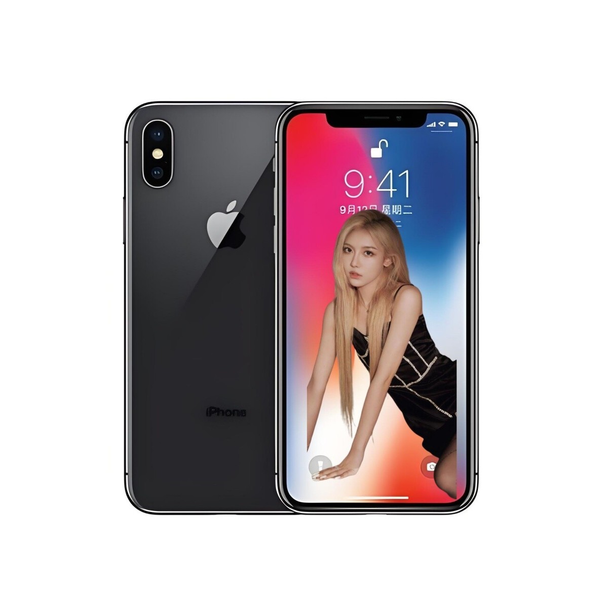 Apple iPhone X スペースグレー 小賢しい Apple iPhone X スペースグレー 小賢しい