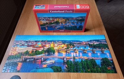 Castorland Puzzle - Prague at night - 600 Teile - gebraucht