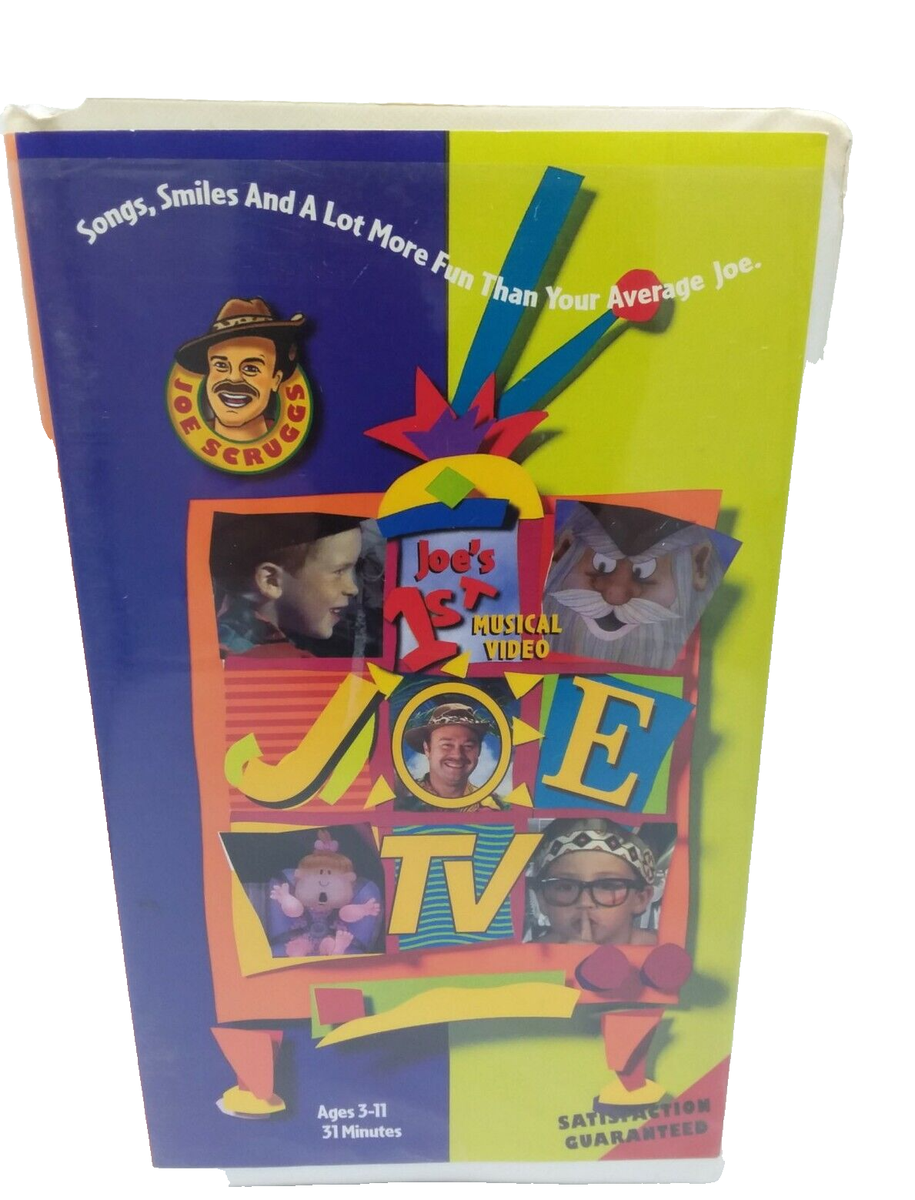 Joe Scruggs Joe Tv VHS Songs Musical Video Kids Ages 3-11