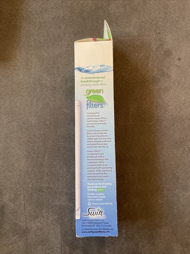 Filters 1 Pack Swift SgfW01 Refrigerator Water Filter - Picture 2 of 4