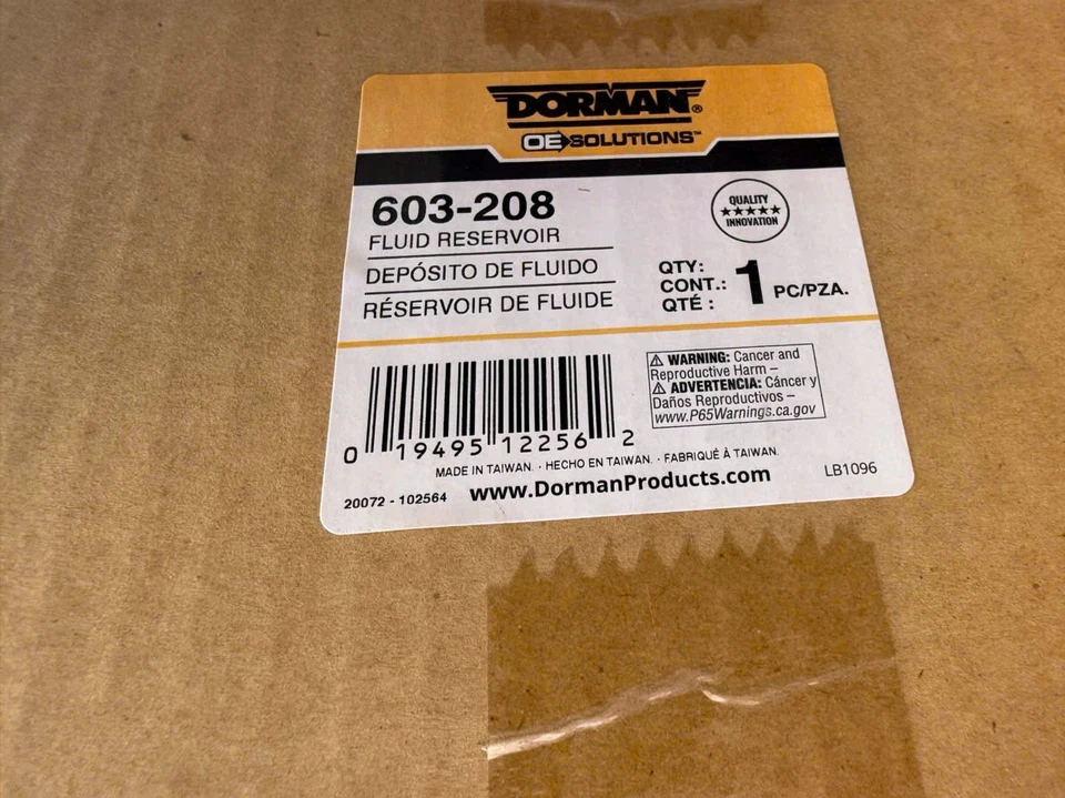 Передний расширительный бак резервуара охлаждающей жидкости радиатора Dorman 603-208 для Ford Freestar - Изображение 2 из 2
