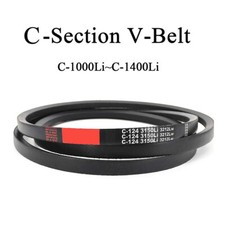 C-Section V-Belt (Rubber Drive V-Belt 22x14mm...