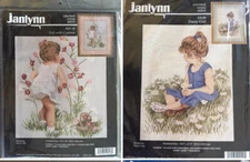 JANLYNN COUNTED Cross Stitch KITS NANCY COLE CHILDREN dated 1995 - 2005 YOU PICK