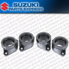NEW OEM SUZUKI INTAKE MANIFOLD INSULATOR BOOT SET GSF 1200 BANDIT GSX GSXR 1100