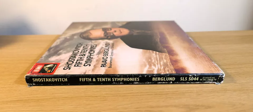 SLS 5044 Shostakovich Symphony 5 & 10 Paavo Berglund 2LP EMI Quad Vinyl NM - Image 2 of 4