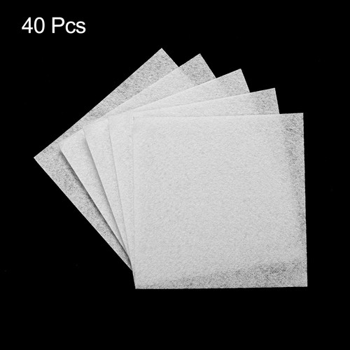 Soft Felt Sheets Fiber Craft Sheets White 4 Inch x 4 Inch 40 Pcs - Picture 3 of 7