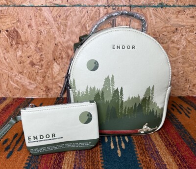 Loungefly Disney Star Wars Endor Mini Backpack Set With Pouch NEW WITH TAGS 