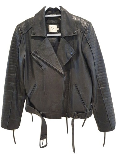 Aje Erichson Leather Jacket - Size 6 