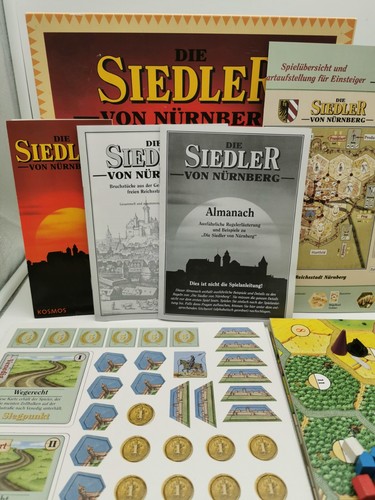 Juego de mesa Kosmos Die Settlers von Nuremberg edición en madera juego como nuevo - Imagen 3 de 7