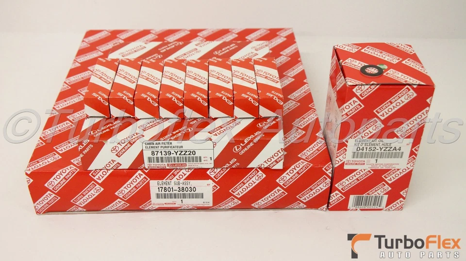 Оригинальный сервисный комплект для настройки Toyota Land Cruiser V8 5,7 л 08–15 Lexus LX570 08–15 - Изображение 2 из 4