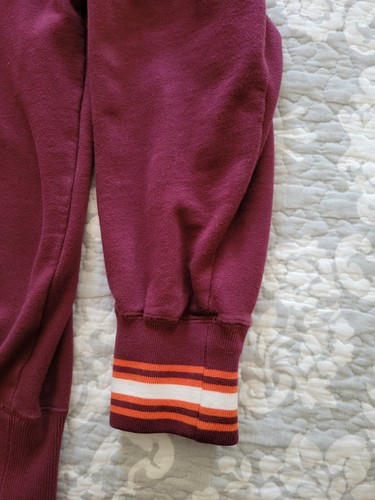 Nike Virginia Tech Hokies weinrot Hoodie Herren Größe Large Retro VT Logo - Bild 5 von 12