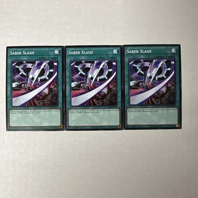 3x Saber Slash Common L26D-ENX17 NM Legendary Modern Decks 2026 playset
