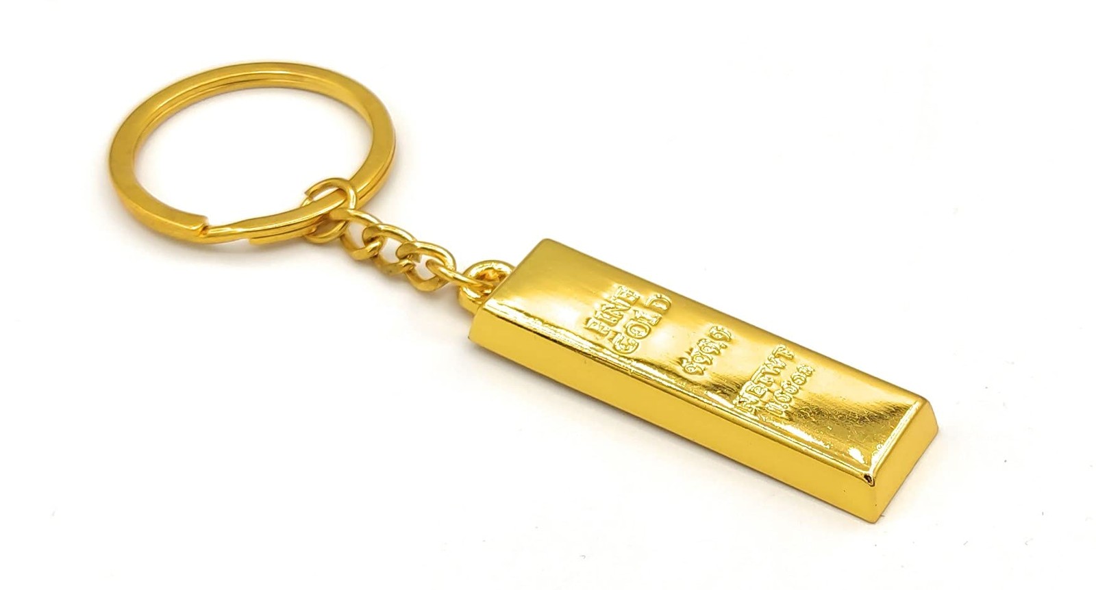 Deadly Diamonds Promotech, portachiavi divertente lingotto d'oro, con un (f0l)