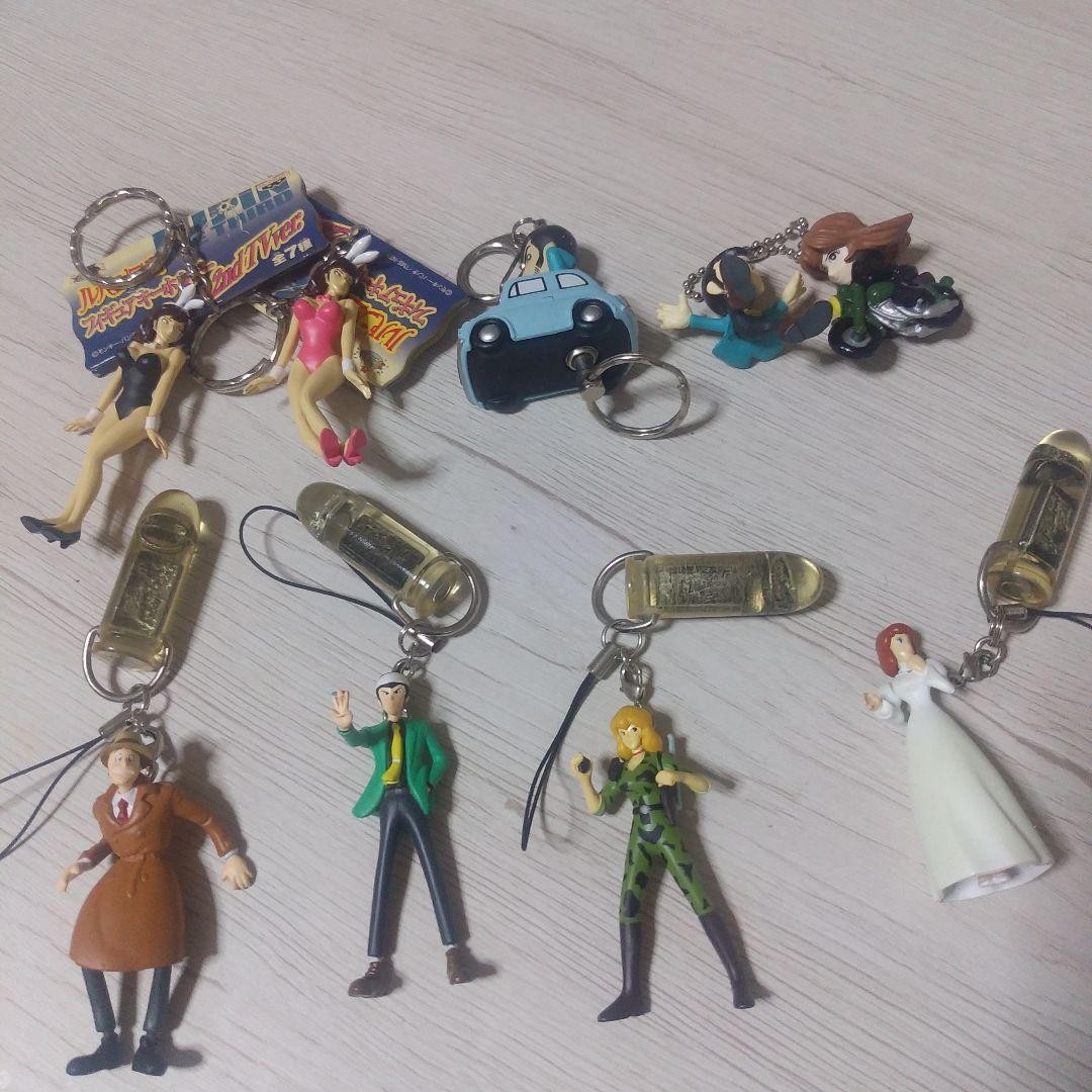 Lupin the Third Keychain Variety Set 8 Types Collectible Anime
