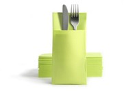 Alvotex Airlaid Besteckservietten 39X40Cm 50/1 - Kiwi (392)