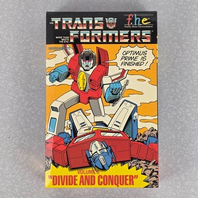 Transformers Vol 5 Divide and Conquer Beta Betamax 1985 fhe Collector Rare
