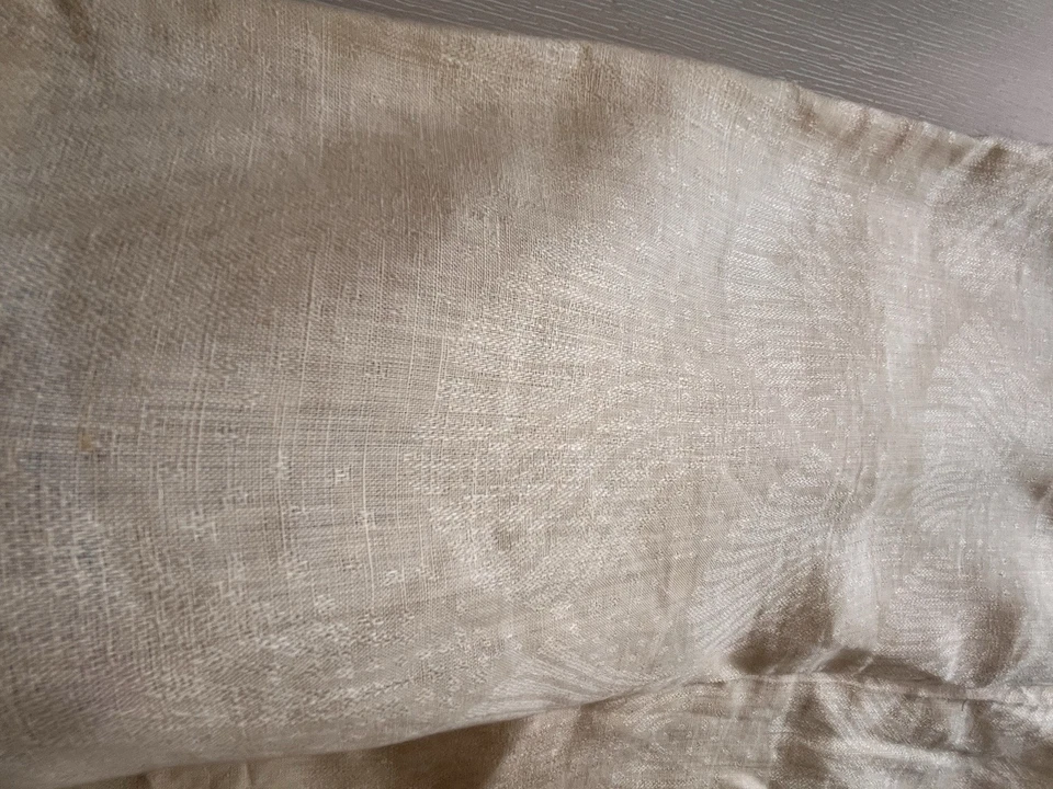 Falda Fendi Italia Lino Marfil Vintage Años 80’s Mujer’s Talla 46 Foto 4 de 4