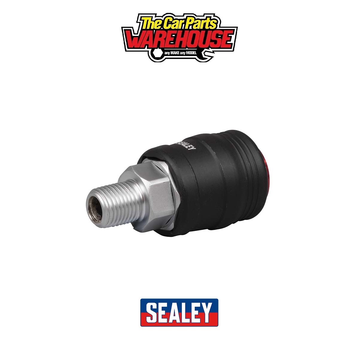 Sealey ACH01 High Flow Coupling Body Male 1/4""BSPT