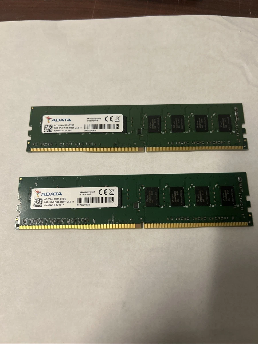 ADATA PC4-19200 (DDR4-2400) Bus Speed Computer RAM 8 GB Total