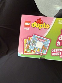 NEW Sealed LEGO Duplo Play House 10505 Shower Wallpaper Mom Dad Cat Girl Home