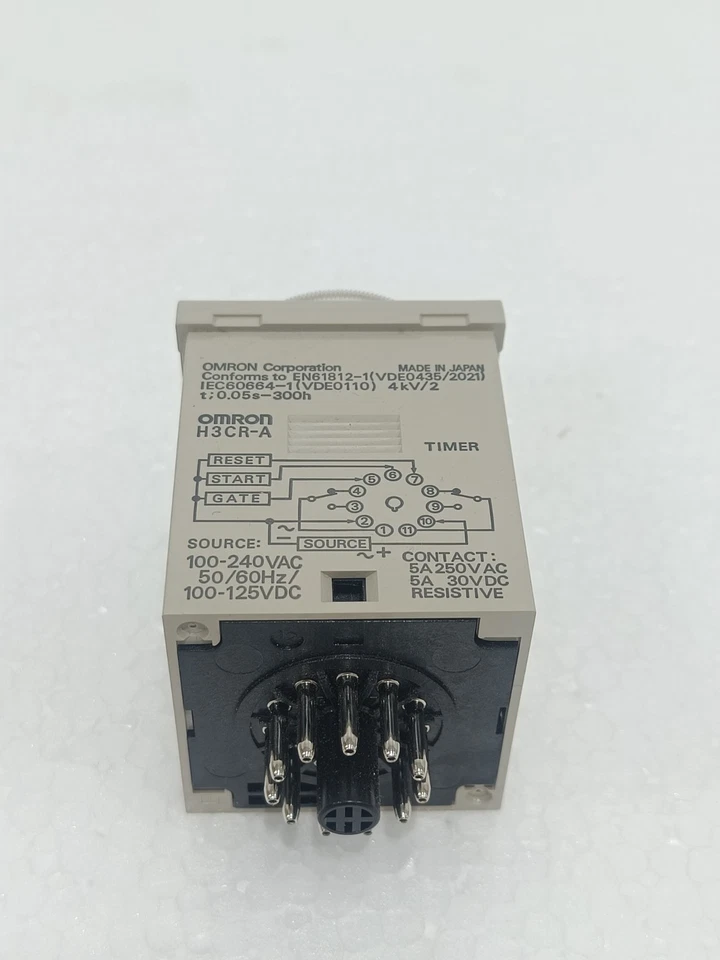 OMRON H3CR-A INDUSTRIAL TIMER MODULE 24V AC/DC ANALOG MULTIFUNCTION NOS FASTSHIP - Image 3 of 4