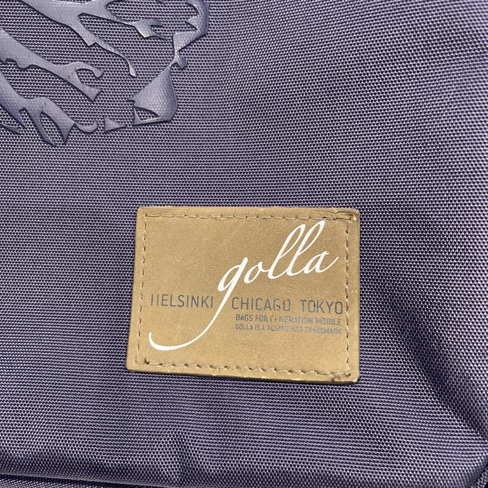 Golla - Generation Mobile Laptop Bag. Purple Flower Print 14” x 10” x 1.75” - Image 2 of 4