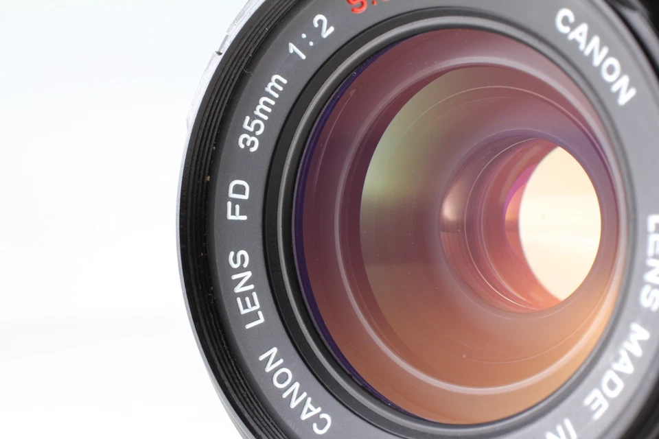 ''O'' MARK cóncavo Canon FD 35mm f/2 s.s.c. ssc lente gran angular MF de JAPÓN - Imagen 4 de 4