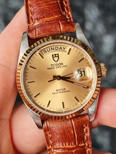 Tudor Prince Day Date 36mm 76213. Aftermarket Strap.