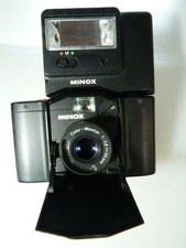 VINTAGE MINOX 35 GL 35mm Film Camera,COLOR MINOTAR 35/2.8 lens.MINOX FLASH.READ
