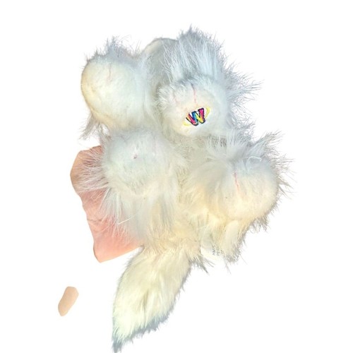 Webkinz Gatto Persiano Bianco HM110 Peluche Gattino Imbottito No Codice Ganz - Foto 4 di 10