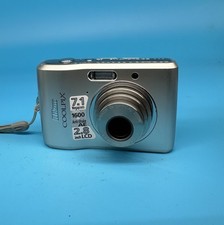 Nikon Coolpix L16 7.1MP Digital Compact Camera, Silver - Tested