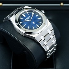 Audemars Piguet Royal Oak Jumbo Extra Thin 39 Titanium Platinum 15202IP Complete 3