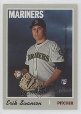 2019 Topps Heritage High Number SP Erik Swanson #718 10b9