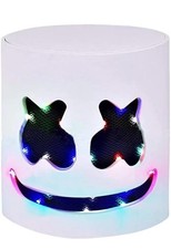 DJ MarshMello Smile Rainbow LED Mask EVA Foam Helmet EDC Halloween Costume Party