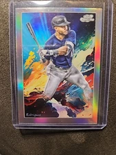 2024 Topps Chrome Cosmic Stars In The Night #STN-16 Julio Rodriguez SP Mariners
