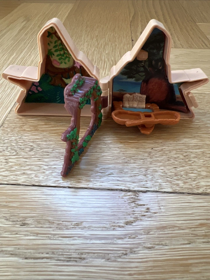 Mini Juego Pride Rock De Colección Disney El Rey León Polly Pocket 1995 Completo Foto 2 de 4