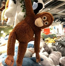 Großer Plüschaffe 56 cm realistisch weich Stofftier Kuscheltier  