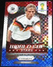 2014 Prizm World Cup Stars Jurgen Klinsmann Red White Blue Plaid Prizms #46 WCS