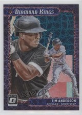2021 Donruss Optic Diamond Kings Teal Velocity Prizm 17/35 Tim Anderson #7 0l9t