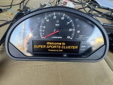 Defi Super Sports Cluster Dssc Full Set Turbo 9000rpm Gauge Rare Used Jp