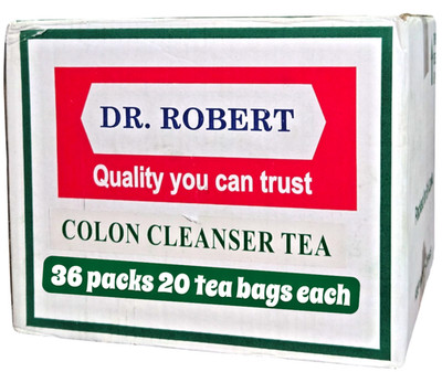 Dr. Robert Colon Cleanser Tea   36 Pack, 20 Tea Bags Each   Natural Detox Tea