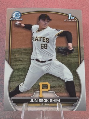 2023 Bowman Chrome #BCP-153 Jun-Seok Shim Prospects