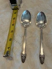 Lot of 2 Gorham SOVEREIGN OLD 6" TEASPOONS Sterling Silver 74 Grams +/- Vtg set2