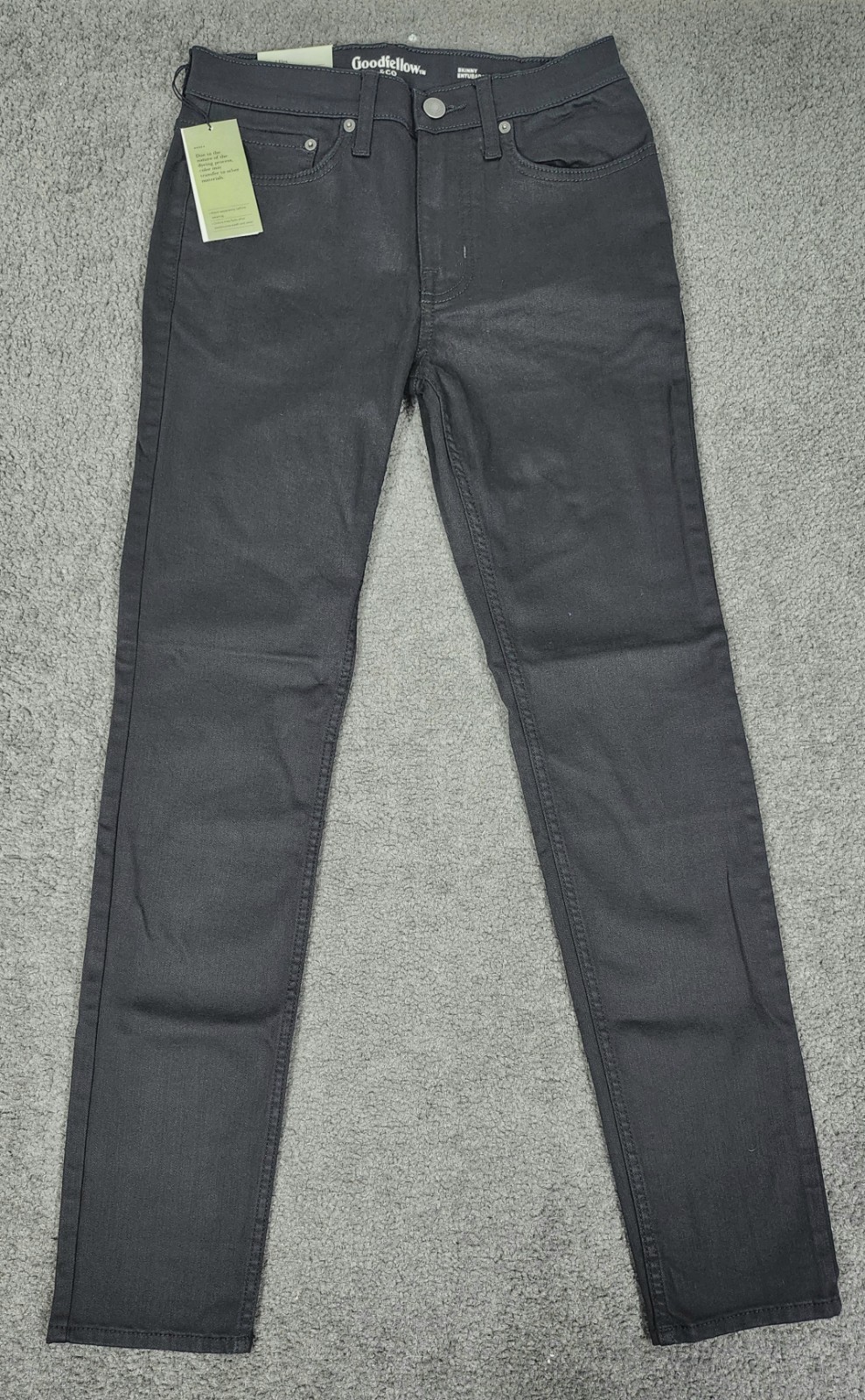's Skinny Jeans 28x32 Black Goodfellow Co Slimmest Leg, 3% S