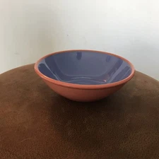 Lindt Stymeist Colorways Cereal Bowl in Salmon and Blue - Excellent Condition