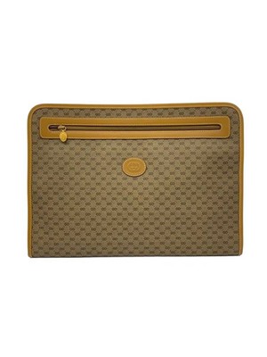 GUCCI Leather Bag, Brown, All-over Pattern, A01701380