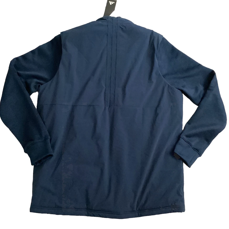 Chaqueta de golf Adidas Ultimate 365 FrostGuard para hombre grande en azul IJ9652 Foto 4 de 4