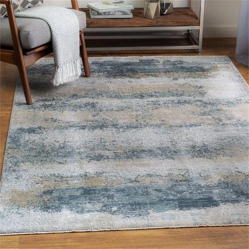 Uttermost Bremen 146x108" Modern Polyester Fabric Rug in Multi-Color - Picture 2 of 4
