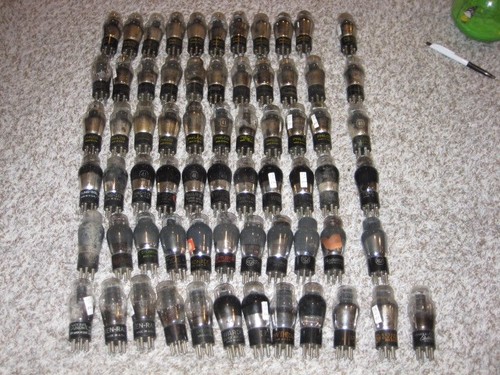 Several Groups of 10 (+1) 41 ST Vacuum Tubes – US Shipping Included